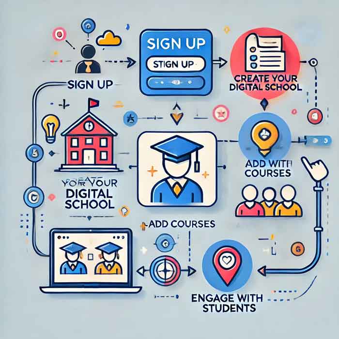 how it work smart digital school